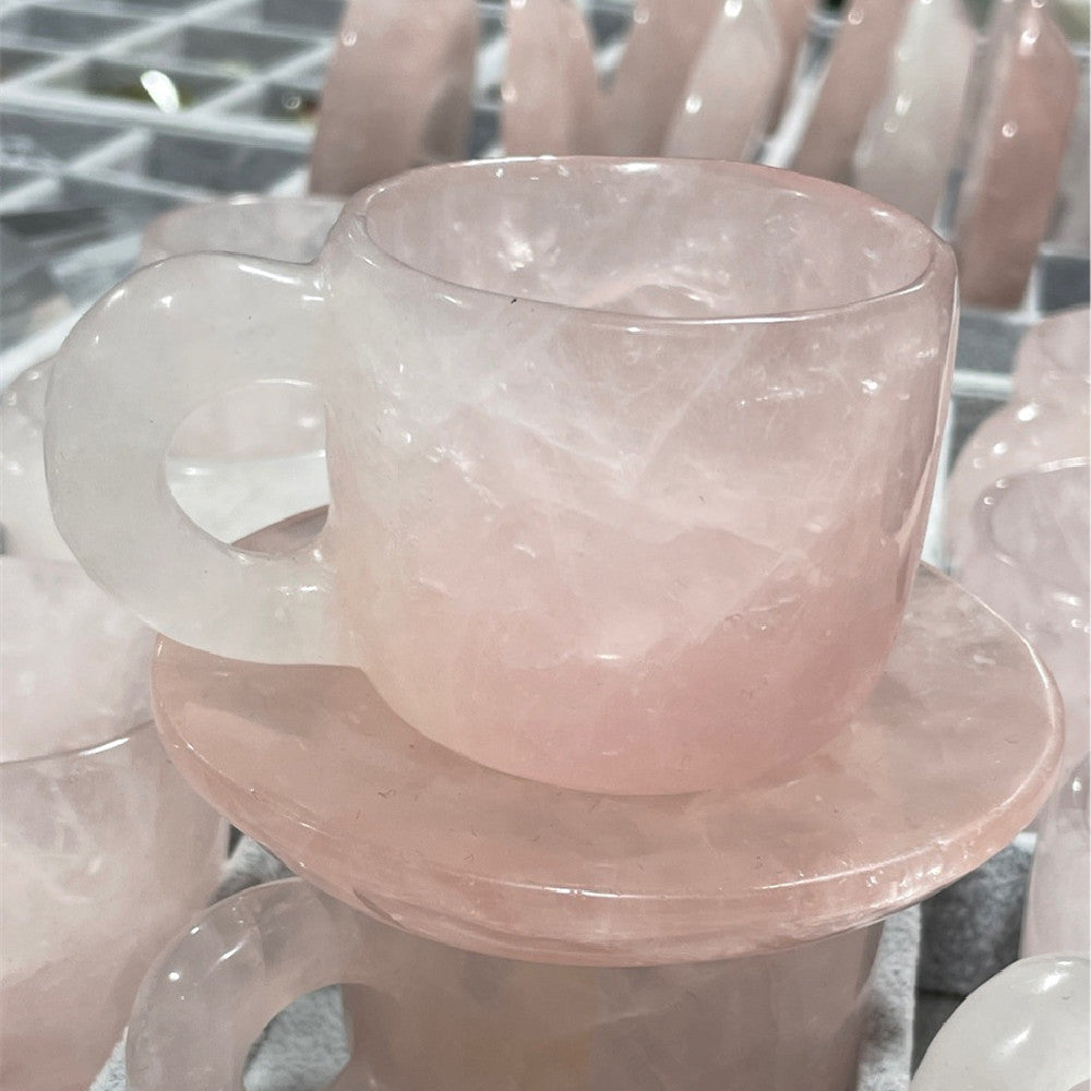 Natural Crystal Tea Cup Cushion