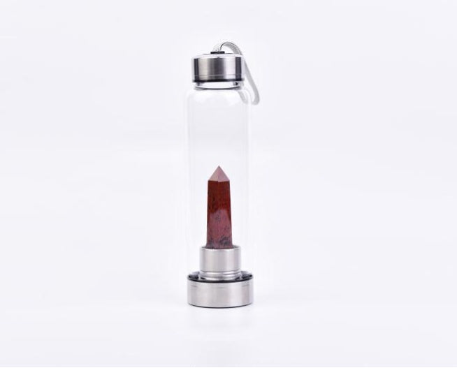 Natural hexagonal crystal column energy glass creative water cup spa tea cup water cup crystal column magic wand